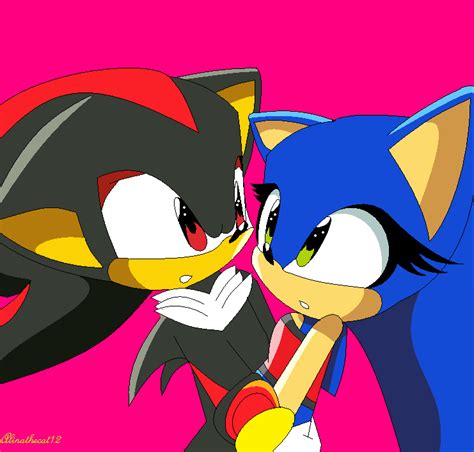 Sonic As A Girl Sonadow By Alinathecat12 On Deviantart