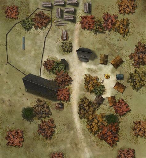 Logging Camp By Hero339 On Deviantart Fantasy Map Tabletop Rpg Maps