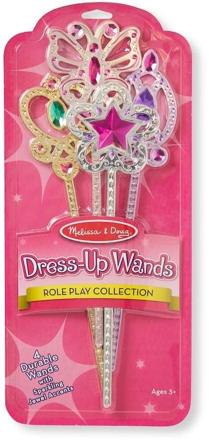 Melissa And Doug 4 Pk Dress Up Wands Wands Baby Girl Toys Princess Wands