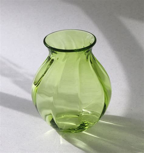 Small Lime Green Glass Vase Spring Celebration Flower Vase Etsy