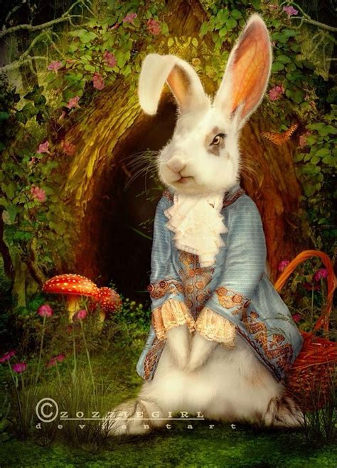 Pin By Nancy Ebben On All White Rabbit Alice In Wonderland Alice In