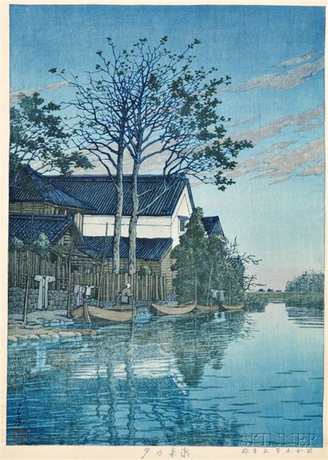 Get this from a library! Kawase Hasui (1883-1957), Evening at Itako