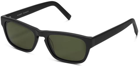 roosevelt sunglasses in jet black matte warby parker