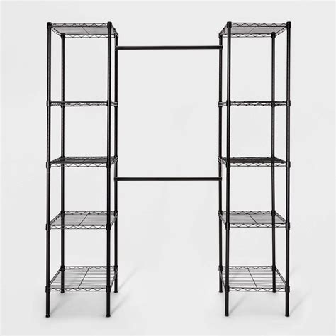 4 8 Wire Closet System Black Brightroom Wire Closet Systems Closet System Cheap Closet