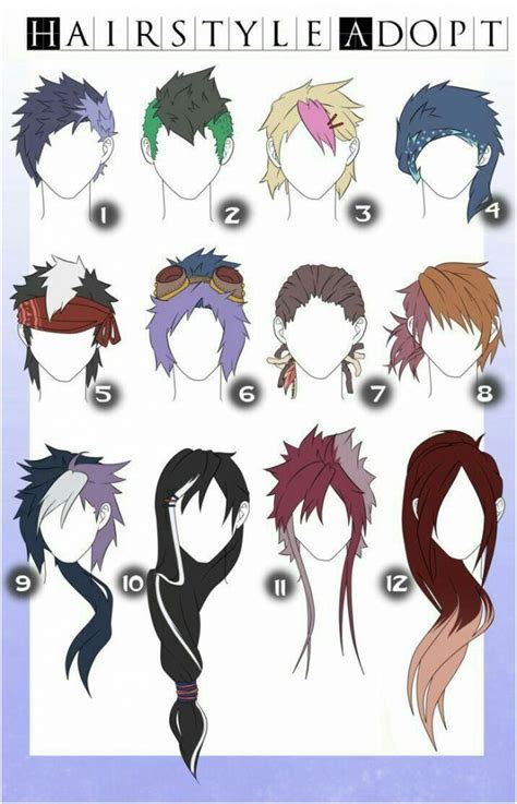 Drawing anime hair can seem tricky at first but by breaking the hair up into different sections and working on it one step at a. 11 First Anime Male Hairstyles Fashion in 2020 | Anime boy ...
