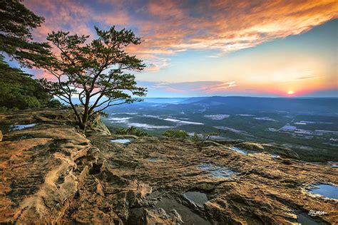 Sunset Rock Lookout Mountain Photograph By Steven Llorca