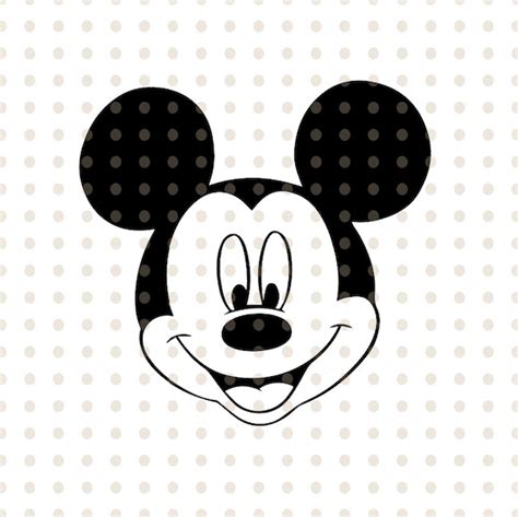 Mickey Mouse Svg Disney Mickey Mouse Head Svg Cricut Etsy