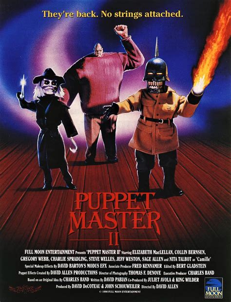 Puppet Master II 1990 The Cell 2000 Black Snake Moan Charles Band
