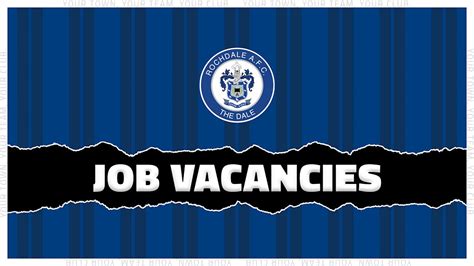 Academy Vacancy Part Time Coach News Rochdale Afc