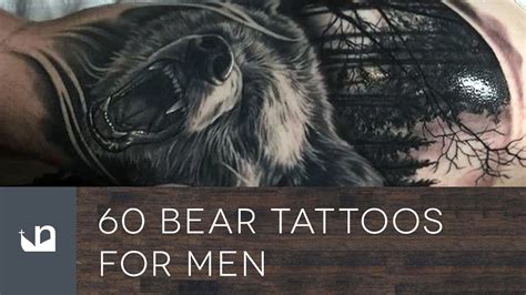 12+ best grizzly bear tattoo designs and ideas. 60 Bear Tattoos For Men - YouTube
