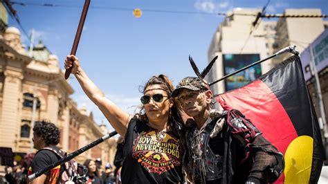 ‘this Is War Protesters Rally Against Indigenous Voice The Australian