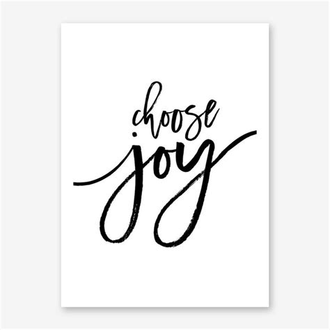 Choose Joy Art Print Choose Joy Joy Art Choose Joy Wall Art