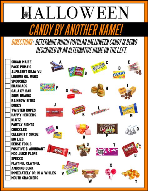 Printable Halloween Party Games For Adults Print And Play