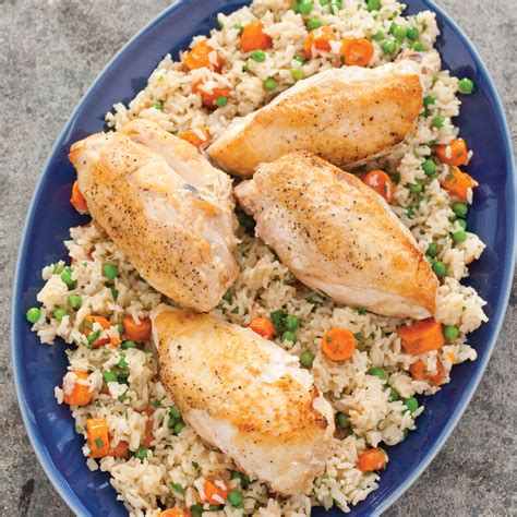 This ultra juicy oven baked chicken breast recipe only takes a few minutes of prep, resulting in tender, juicy chicken breast every time! SFS_Easy-Chicken-and-Rice_006.jpg