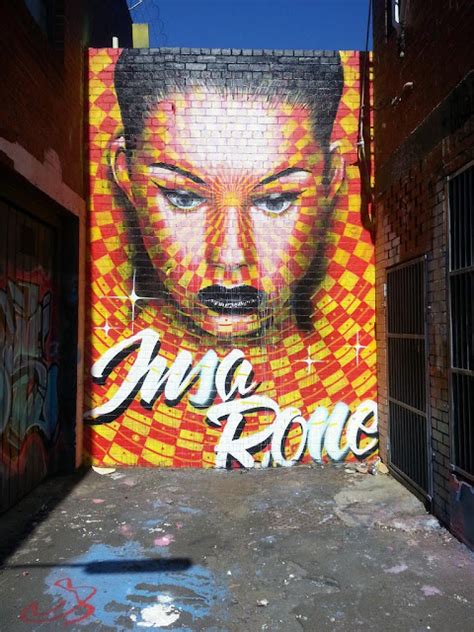 Insa X Rone New Gif Iti Mural In Melbourne Australia Streetartnews