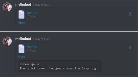 Embeds For Txt And Docx Files Discord