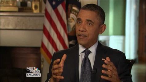 Meet The Press Barack Obama Interview Dec 30 2012 Youtube