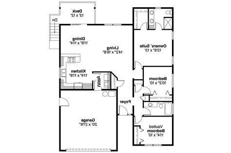 4 bedroom house plans one story house cottage floor plans. Cottage House Plans - Kayleigh 30-549 - Associated Designs