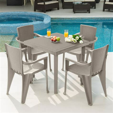 Resin Outdoor Patio Table And Chairs Patio Furniture