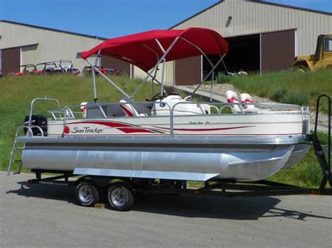 2009 Sun Tracker 21 Fishin Barge W90hp Mercury And Trailer For Sale