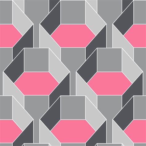 Geometric Wallpaper — Quirk And Rescue Colourful Interior Products