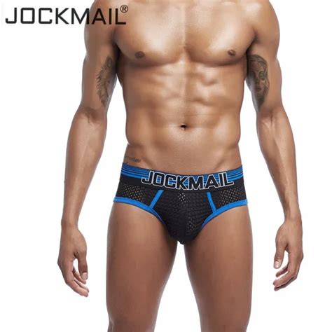 JOCKMAIL Sexy Men Underwear Calzoncillos Slip Homme Men Brief Tanga