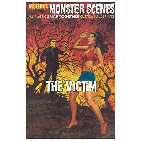 Monster Scenes The Victim Model Kit Moebius Models Monsters Model