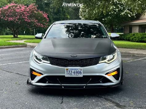 2019 Kia Optima Lx With 18x9 Shift Gear And Vercelli 225x40 On Lowered