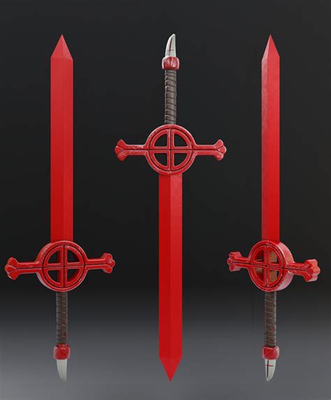 3d Model Finn Sword Demon Blood Sword Vr Ar Low Poly Cgtrader