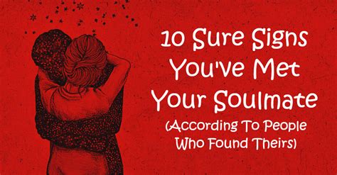 10 Sure Signs Youve Met Your Soulmate According To People Who Found Theirs