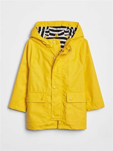Miller's debut children's book, introducing a special boy who very much dislikes the rain and how he overcomes his fears associated. Toddler Jersey-Lined Raincoat | Gap