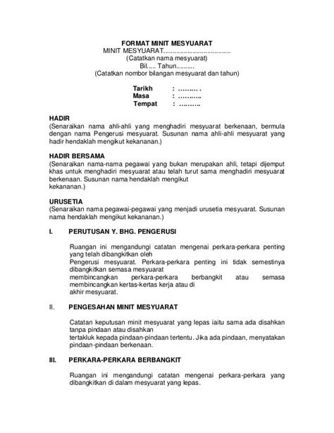 Templat minit mesyuarat, nota dan agenda. minit mesyuarat pengesahan minit mesyuarat - Google Search ...