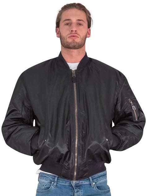 Mens Ma1 Classic Bomber Military Air Force Security Doorman Harrington