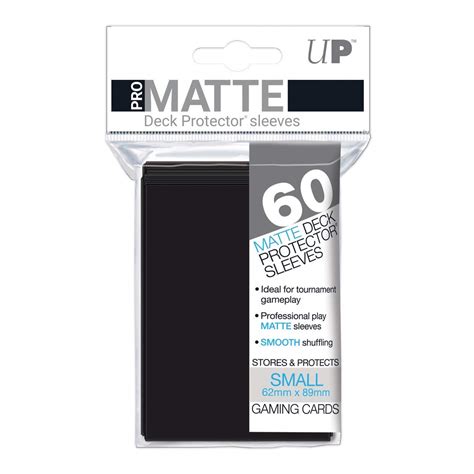 Ultra Pro 84021 Matte Card Sleeves Pack Of 60 Black Ultra Pro
