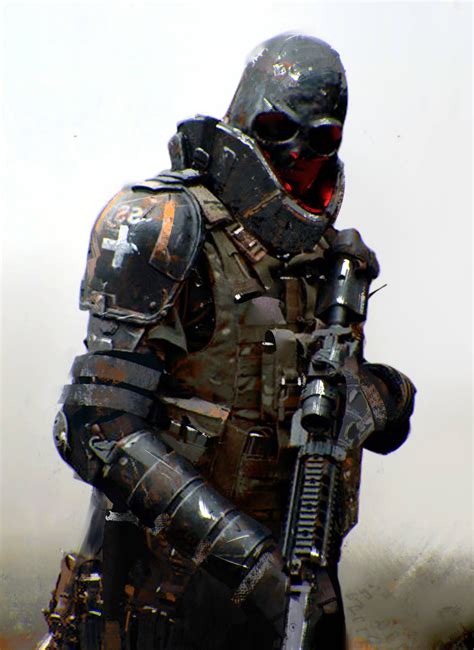 Cyclop Concept Art Characters Futuristic Armour Armor Concept