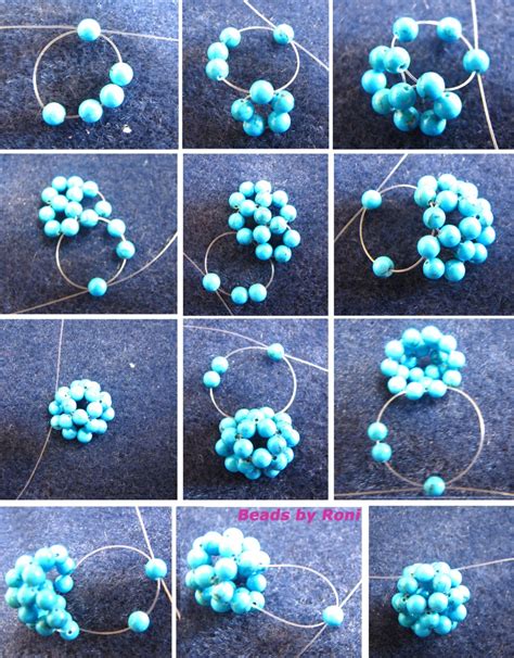 Beaded Ball Tutorial Beads By Roni