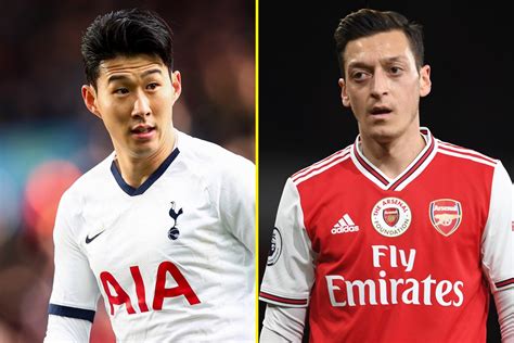 Mesut Ozil And A Liverpool Superstar Heung Min Son And A Manchester United Legend Eight More