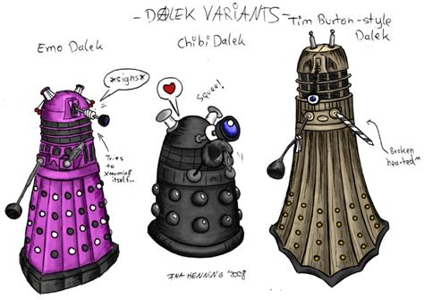 Dalek Variants By Theta Xi On Deviantart