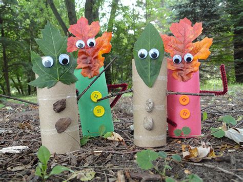 Fall Crafts Leaf People Finger Puppets Tutorial Crafts Ideas