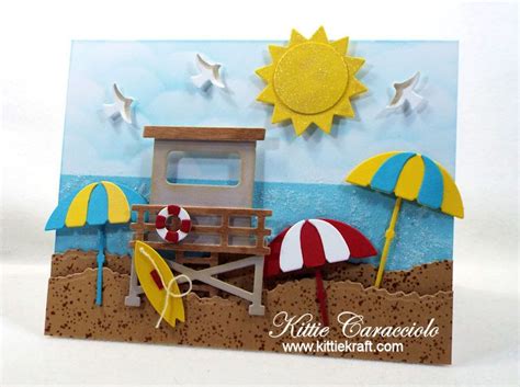 2 578 619 tykkäystä · 601 puhuu tästä. Umbrella Beach Scene Card | Scene cards, Paper crafts ...