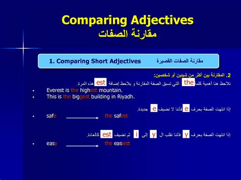 SOLUTION Comparing Adjectives Studypool
