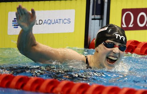 Katie Ledecky Ties Swimming Great Michael Phelps Mark For Individual World Titles Japan Forward