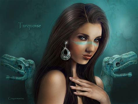 Turquoise By Crayonmaniac On Deviantart Turquoise Pretty Face Cool