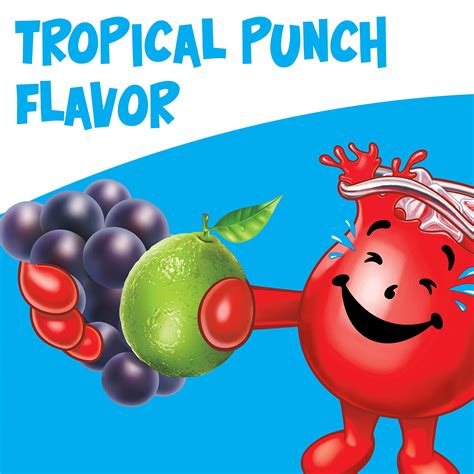 Buy Kool Aid Sugar Sweetened Summer Blast Tropical Punch Artificially Flavored Powdered Soft