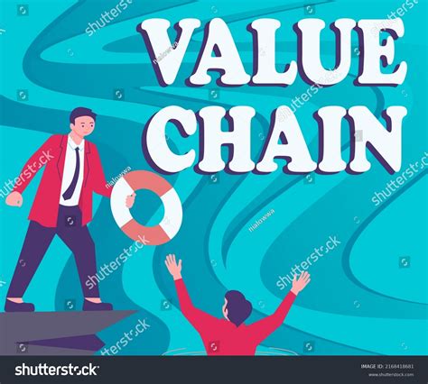 Text Sign Showing Value Chain Word Stock Illustration 2168418681