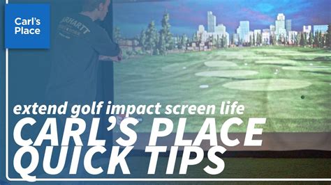 Extend The Life Of Your Golf Impact Screen Carls Place Quick Tips