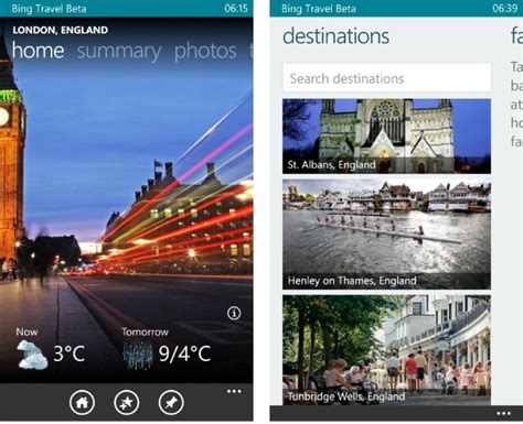 Microsoft Launches Bing Travel Beta App For Windows Phone Neowin