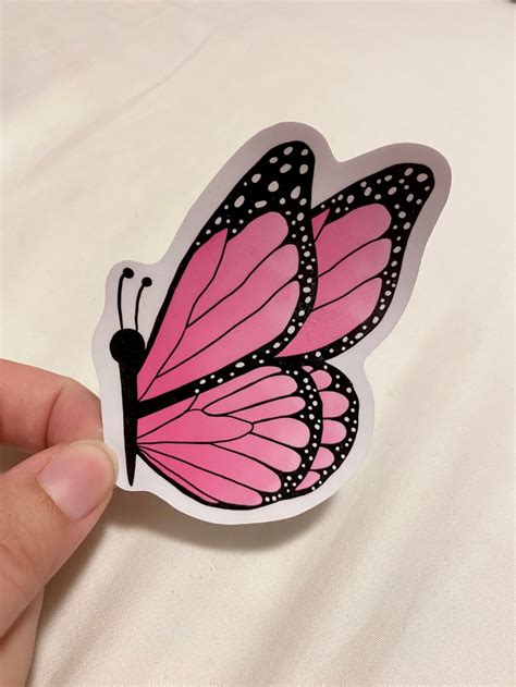 Butterfly Sticker Collection Pegatinas De Mariposa Pegatinas Etsy