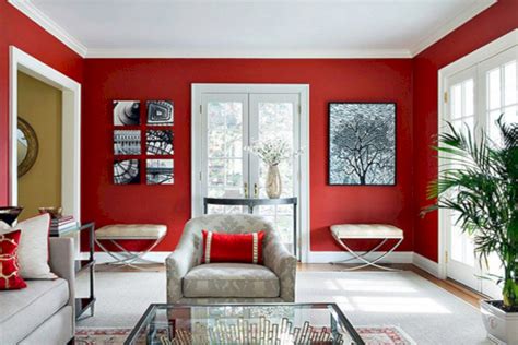 45 Gorgeous Red White Living Rooms Ideas 45