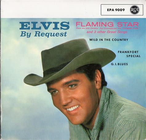Elvis Presley With The Jordanaires Flaming Star 1961 Vinyl Discogs